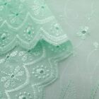 Double Scalloped Finished Edge Eyelet Lace Fabric by the Yard, 43-44