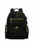 TUMI Voyageur Carson Backpack Black/Gold Hardware