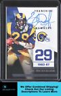 2022 Panini Certified #FN-ED Eric Dickerson Franchise Numbers On-Card Auto