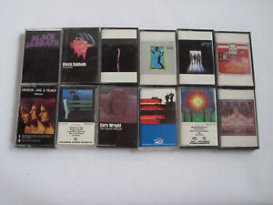 Cassette Tapes Lot - 12 Rock, Pop