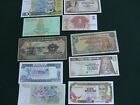 WORLD PAPER MONEY MIXED LOT OF 20 DIFFERENT BANKNOTES CURRENCY FOREIGN CIR & UNC