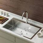 30 Inch Top mount Kitchen Sink Drop-in, Farmhouse Kitchen Sink Stainless Steel