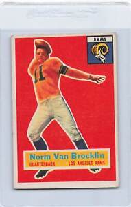 1956 Topps #6 Norm Van Brocklin Rams VG 1164