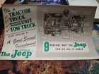 1940's Universal Jeep America’s Most Versatile Farm Tool Dealer Sales Brochure