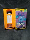 Blue’s Clues Blue’s Big Pajama Party VHS 1999 Play Along With Blue Nickelodeon