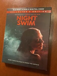 Night Swim (Blu-ray+DVD+Digital) w: Slipcover, Brand NEW, Sealed