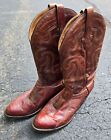 Resistol Cowboy Boots Men’s 11 EE M3035R  Ostrich Leather *FREE SHIP*