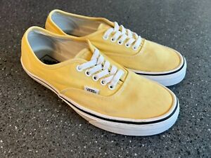 Vans Unisex Off The Wall Yellow Casual Shoes Sneakers Size Men 8.5 Women 10
