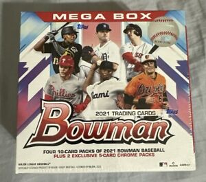 2021 Topps Bowman Chrome Baseball Mega Box Brand New Sealed MLB Exclusive
