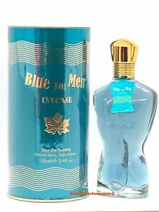 Blue for Men Intense 3.4 oz Eau De Toilette Spray Perfume for Men New with box