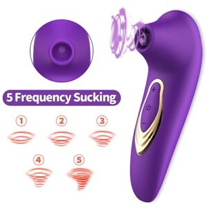 Rose Clit Vibrator Licking Oral Adult Sex Toys for Women Men Couples Masturbator