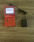 New ListingNintendo Game Boy Advance SP Flame Red Console AGS-001 W/Charger! Tested Working