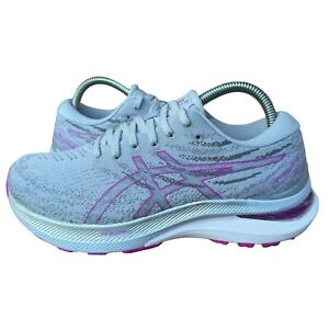 Asics Gel Kayano 29 Running Shoes Womens Size 8 Wide Gray Orchid Walking Comfort