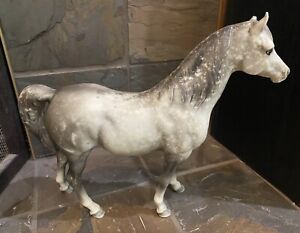 Vintage Breyer Horse #215 Matte Version Dapple Grey Proud Arabian Mare