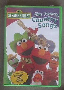 Sesame Street Kids Favorite Country Songs DVD- Used