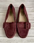 Ugg Red Burgundy Sheepskin Moccasin Slipper Shoes Women’s Size 7.5