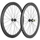 Cyclocross Bike Carbon Wheelset Tubeless Clincher Depth 50mm Disc Brake Wheels