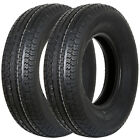 Set of 2 Radial Trailer Tire ST225/75R1510 Ply, ST225-75R15 117N Load Range E