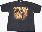 Vintage 2005 Over Kill RELIXIV Metal Band Shirt Faded Black Distressed Men's XL