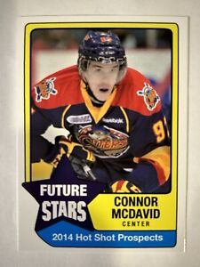 2014 Connor McDavid Hot Shot Prospects Future Stars Rookie RC Erie Otters Oilers