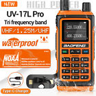 Baofeng UV-17 Pro Tri Band V/UHF Walkie Talkie Type-C Charger NOAA Two Way Radio