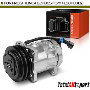 New A/C Compressor with Clutch for Freightliner B2 05-18 Business Class M2 04-10 (For: More than one vehicle)