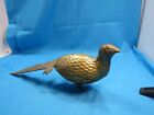 Large Mid Century Brass Pheasant Figurine Bird Long Tail MCM SIZE 12