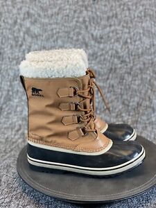Sorel Winter Carnival Boots Women's size 9 Camel Brown