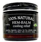 Natural Cooling Hemorrhoid Pain Relief Cream & Balm - Superior to Suppositories.