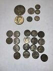 old us coins lot of 25 Coins Includes War Nickels, Buffalo, Peace, Steel,