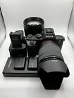 Sony Alpha A7 Mirrorless Camera Kit, Charger, Battery Grip And 2 Lenses