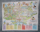 Vintag 1979 Walt Disney World Magic Kingdom Guide Map 38