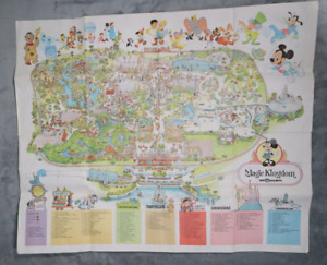 New ListingVintag 1979 Walt Disney World Magic Kingdom Guide Map 38