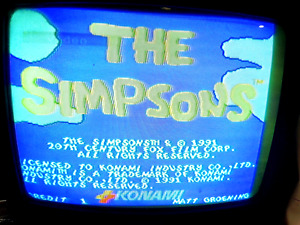 Simpsons  Jamma Arcade PCB Two Player , Play on TV with HDMI and VGA Money back