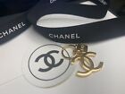 CHANEL Beauty VIP Gift HOLIDAY Chanel Gold Logo CHARM Pendant 2023 Genuine Rare