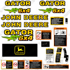 Fits John Deere Gator 6X4 Decal Kit Utility Vehicle (Older Style)