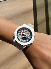 MODS CASIO G-SHOCK GA2100-7A COLORFUL FLOWER DIAL HOLIDAY GIFT FOR HER NEW