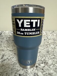 YETI Rambler NORDIC BLUE 30oz Tumbler w/ Magslider Lid Retired Limited Edition