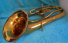 HN White King baritone horn front bell with case in used condition ready to play