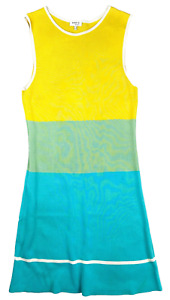 AKRIS Womens Crew Neck Knit Sleeveless A-Line Dress Size 10