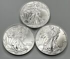 American silver eagle lot of (3) 2016 From Roll/Monster Box .999 silver B2