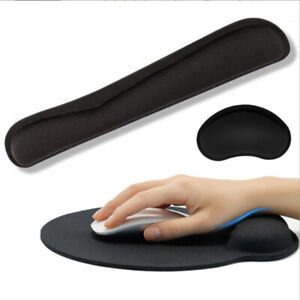 Memory Foam Keyboard and Mouse Wrist Rest Pads Set for Typing Wrist Mat