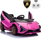 12V Kids Ride On Lamborghini SIAN Electric Car for Kids w/Remote Control