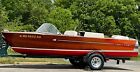 1960 Chris Craft SKI Boat Wooden Classic  - Gladys - Restored by Kenneth Travers