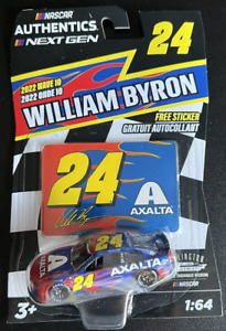 NASCAR AUTHENTICS WILLIAM BYRON 2022 WAVE 10 AXALTA CAR 1:64 SCALE BRAND NEW