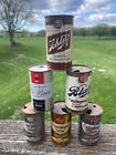 New ListingFlat Top Steel Beer Cans, Lot Of 6 Cans.