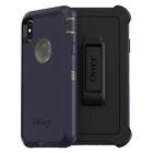 OtterBox DEFENDER SERIES Case & Holster for Apple iPhone XS Max - Dark Lake Blue