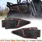 For Polaris RZR XP 1000 Turbo ACE UTV Front Side Door Storage Bag w/ Knee Pad x2