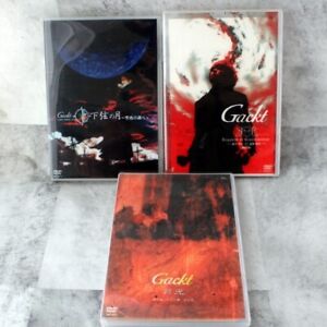 Gackt Japan 3DVD Set Live Requiem et Reminiscence Kagen no Tsuki Gekkoh