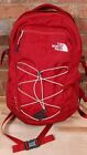 The North Face Mens Backpack Travel Bag Red Gray Hiking